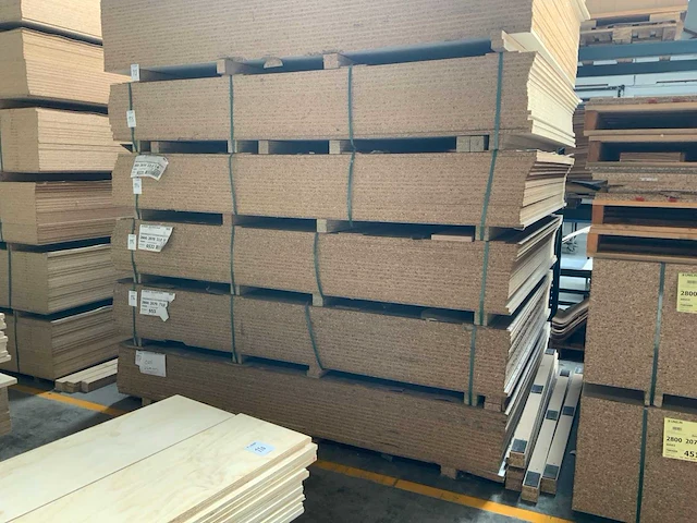 Unilin spaanplaat wit geplastificeerd (16x) - afbeelding 1 van  2