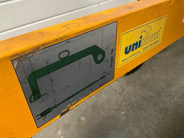 Uniman - 2019 - chp 1500 - kantelbare spoelhaak - afbeelding 3 van  15