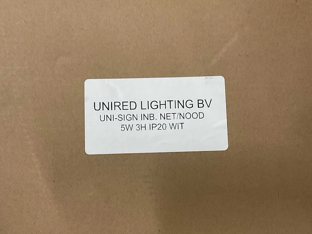 Unired noodverlichting - afbeelding 2 van  2