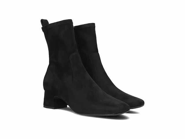 Unisa langley enkellaarsjes enkelboots met rits dames zwart maat 39 - afbeelding 1 van  1