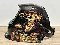 Unison - dobbelstenen skull - lashelm / laskap automatisch dimmend - 2024 - afbeelding 12 van  16