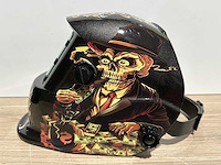 Unison - dobbelstenen skull - lashelm / laskap automatisch dimmend - 2024 - afbeelding 2 van  16