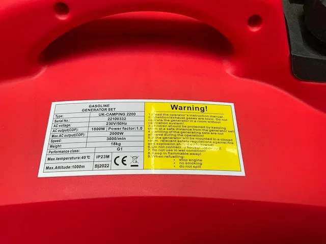 Universal kraft germany - 2200 - power generator - 2024 - afbeelding 14 van  15