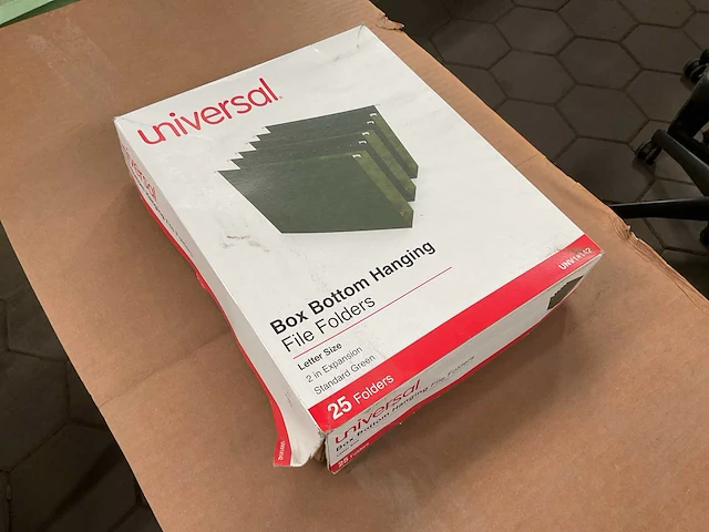 Universal letter size box bottom hanging file folders (50x) - afbeelding 1 van  2