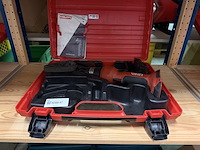 Universele pers- en kniptang voor 6 ton druk op accu in koffer met 1x accu, hilti, nun 54-a - afbeelding 1 van  4