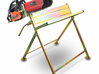 Universele zaagstandaard / zaaghulp / zaagbok geschikt voor kettingzaag inklapbaar - afbeelding 3 van  10