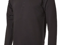 Uniwear polo sweater donker grijs maat xxl - afbeelding 1 van  3