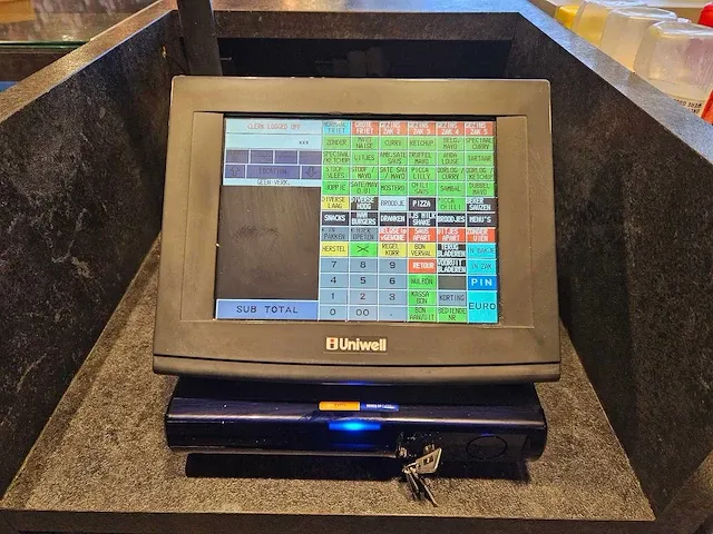 Uniwell - kassa met lade en bonprinter - afbeelding 1 van  6