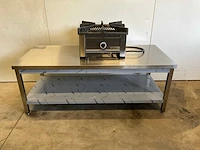Unni cooking yro-50 | wokbrander op rvs woktafel - afbeelding 1 van  9