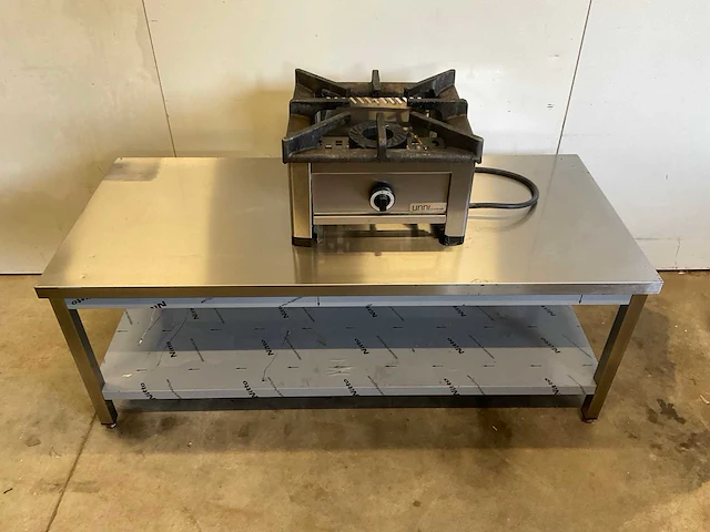 Unni cooking yro-50 | wokbrander op rvs woktafel - afbeelding 2 van  9
