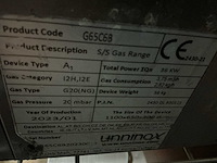 Unninox bakplaat en gasfornuis - afbeelding 2 van  10