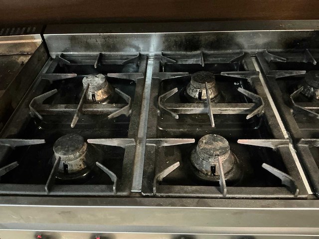 Unninox bakplaat en gasfornuis - afbeelding 6 van  10