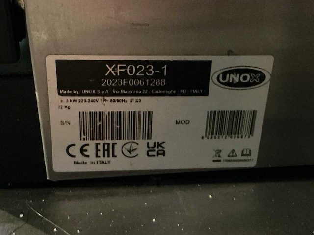 Unox anna xf023-1 heteluchtoven - afbeelding 4 van  4