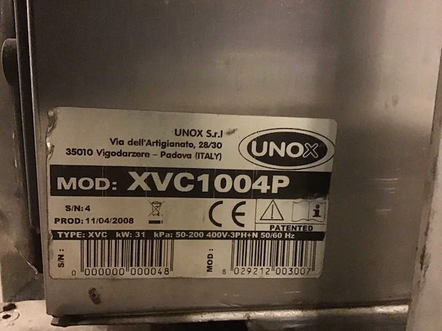 Unox combisteamer 20 x 1/1 gn met 2 regaalwagens - afbeelding 7 van  8