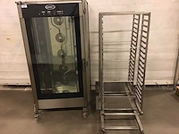 Unox combisteamer 20 x 1/1 gn met 2 regaalwagens - afbeelding 8 van  8