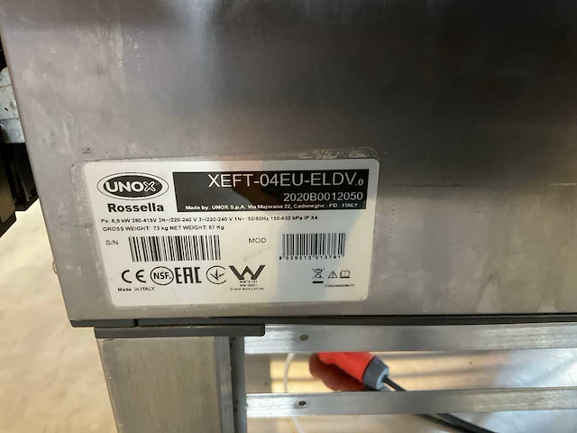 Unox dubbele oven met afzuiging op onderstel - afbeelding 11 van  12