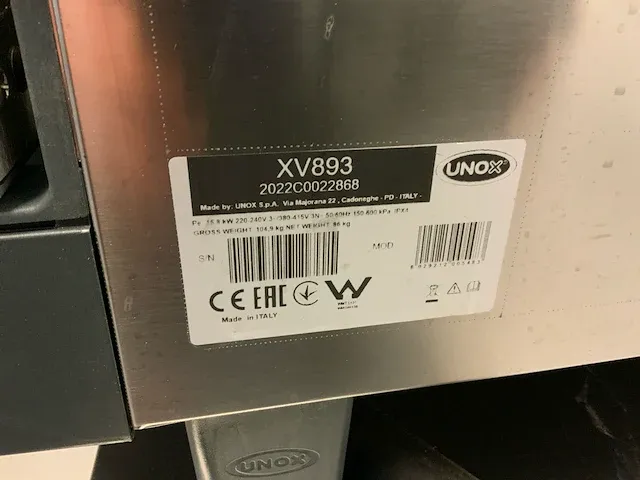 Unox xv893 heteluchtoven - afbeelding 14 van  15