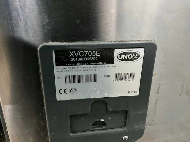 Unox xvc705e combisteamer - afbeelding 8 van  8