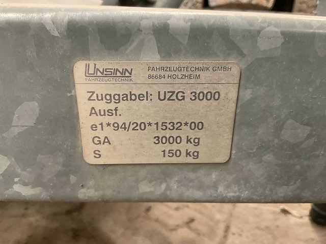 Unsinn lk 20-26 aanhangwagen - afbeelding 14 van  14