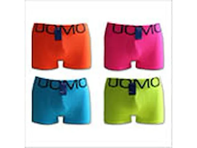 Uomo microfiber herenboxer maat l roze - afbeelding 1 van  3