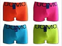 Uomo microfiber herenboxer maat l roze - afbeelding 1 van  3