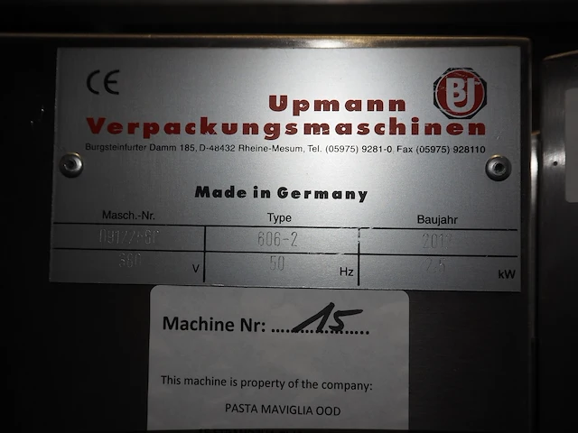 Upmann verpackungsmaschinen - afbeelding 9 van  18
