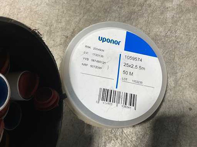 Uponor - ø25mm uni pipe plus buis 5 meter - set 10-delig - afbeelding 6 van  6