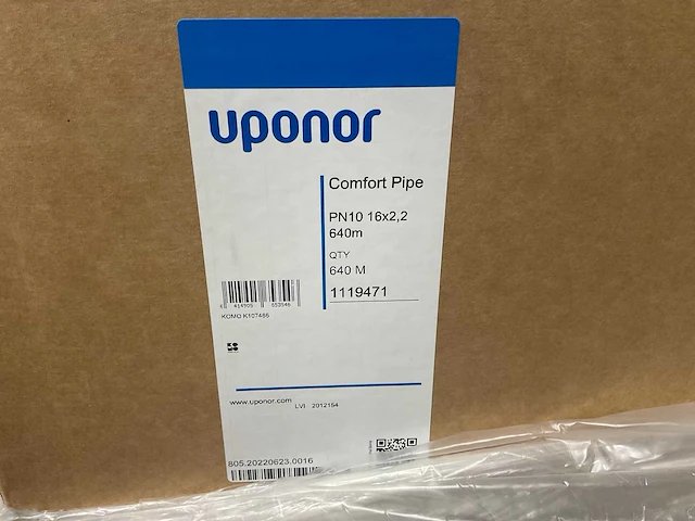 Uponor comfort pipe vloerverwarmingsbuis 16x2,2 640m - afbeelding 7 van  7