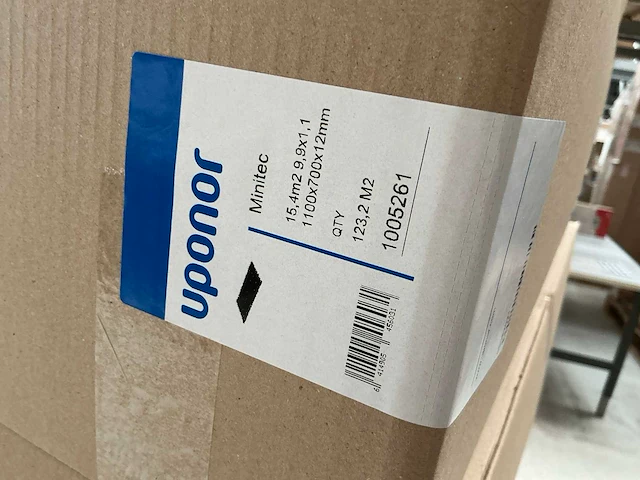 Uponor minitec vloerverwarmingselement 15,4m2 (2x) - afbeelding 3 van  3