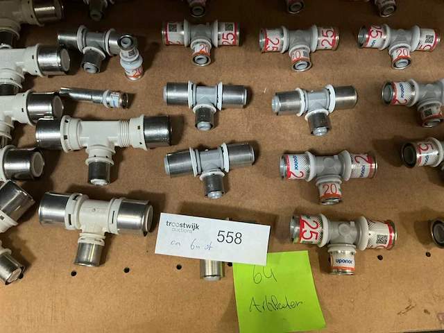 Uponor partij perskoppelingen (64x) - afbeelding 5 van  7