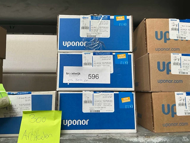 Uponor perskoppelingen/fittingen (300x) - afbeelding 6 van  7