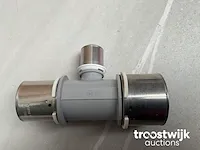 Uponor press composite tee reducer ppsu 50-25-40
