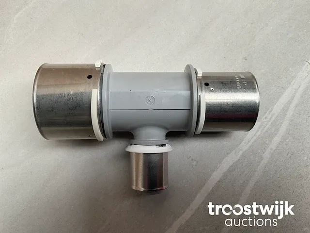 Uponor press composite tee reducer ppsu 50-25-40 - afbeelding 2 van  3