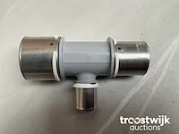 Uponor press composite tee reducer ppsu 50-25-40 - afbeelding 2 van  3