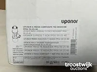 Uponor press composite tee reducer ppsu 50-25-40 - afbeelding 3 van  3