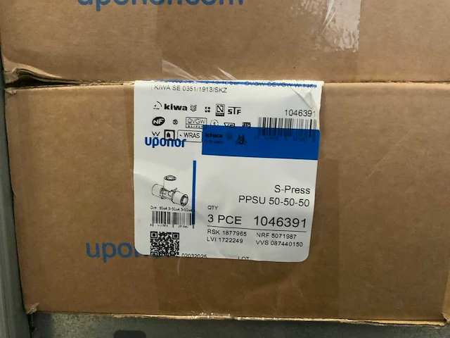 Uponor s-press koppeling (9x) - afbeelding 1 van  2