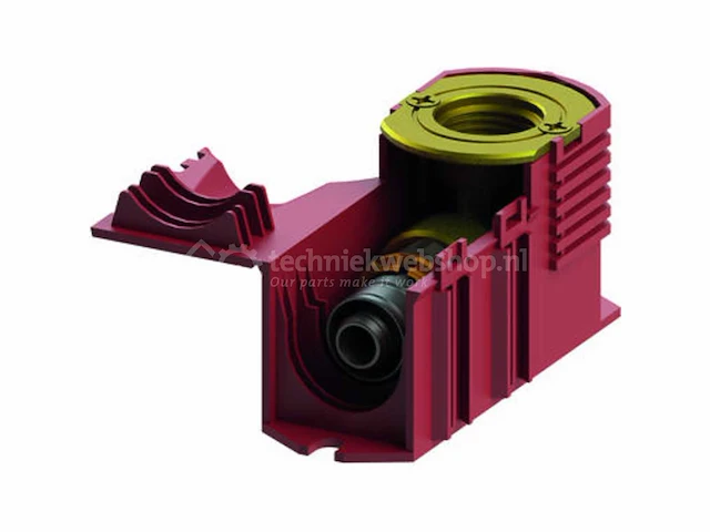 Uponor smart aqua s-press 16-rp 1/2” ft red aansluitbox (32x) - afbeelding 1 van  3