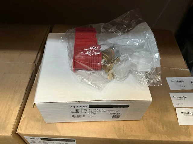 Uponor smart aqua s-press 16-rp 1/2” ft red aansluitbox (32x) - afbeelding 2 van  3