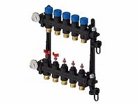 Uponor vario m fm 4x g3/4 vloerverwarmingverdeler - afbeelding 1 van  4