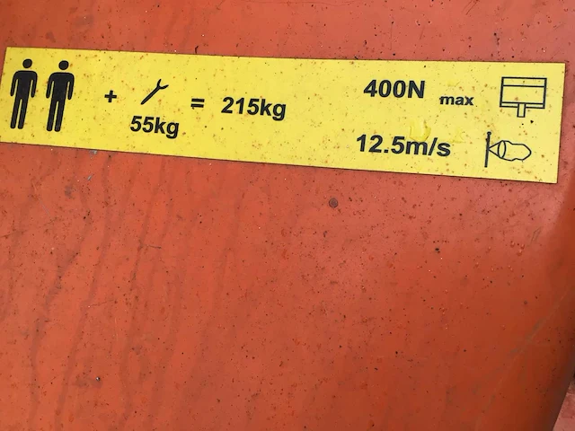 "upright" - ab38n - knik telescoophoogwerker - 2007 - afbeelding 10 van  33