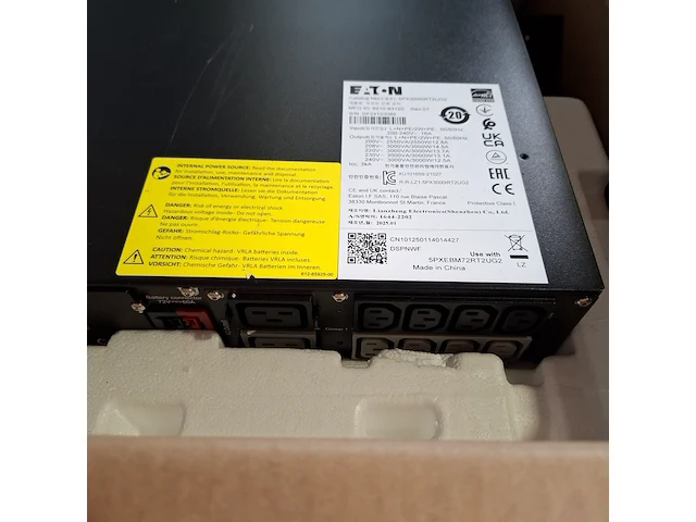 Ups noodstroomvoorziening, eaton, 5px 3000i rt2u netpack g2, 2025 - afbeelding 5 van  10