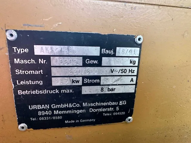 Urban - aks 4110 - dubbelkops lasmachine - afbeelding 9 van  11