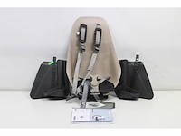 Urban iki achterzitje easyfix - inaho beige / bincho zwart - afbeelding 2 van  3