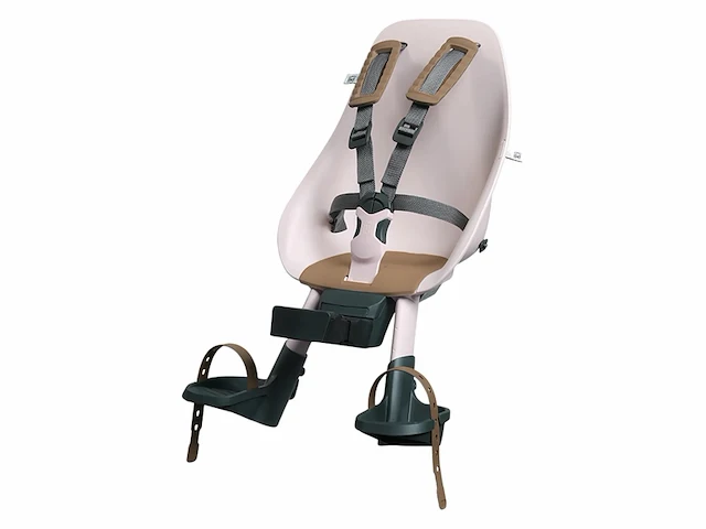 Urban iki kinderzitje voor met compacte adapter, sakura roze/kurumi bruin - afbeelding 1 van  3
