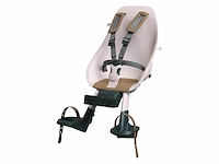 Urban iki kinderzitje voor met compacte adapter, sakura roze/kurumi bruin - afbeelding 1 van  3