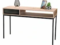 Urban living - soho console dressoir in industriële stijl 120x39x75cm - afbeelding 1 van  3