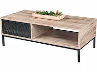 Urban living - soho industriële salontafel 100x50x36cm - afbeelding 1 van  4