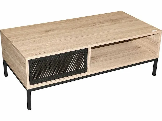 Urban living - soho industriële salontafel 100x50x36cm - afbeelding 3 van  4