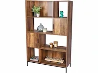 Urban living kast 4 planken 100x35x156 cm hout - afbeelding 1 van  2