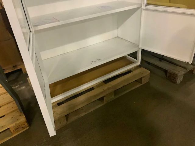 Urban vitrinekast staal wit - afbeelding 2 van  11
